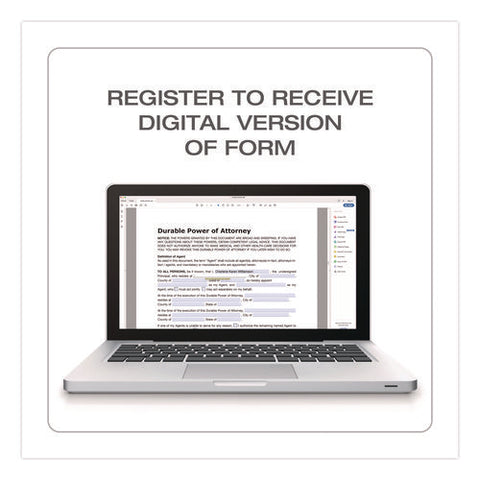 Durable Power Of Attorney Digital Download With Instructions, 8.5 X 11, Unlimited Number Of Forms