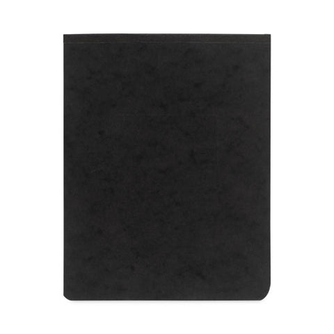 Presstex Report Cover With Tyvek Reinforced Hinge, Top Bound, Two-piece Prong Fastener, 2" Capacity, 8.5 X 11, Black/black