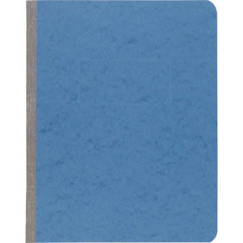 Pressboard Report Cover With Tyvek Reinforced Hinge, 2-hole Prong Fastener, 3" Capacity, 8.5 X 11, Light Blue