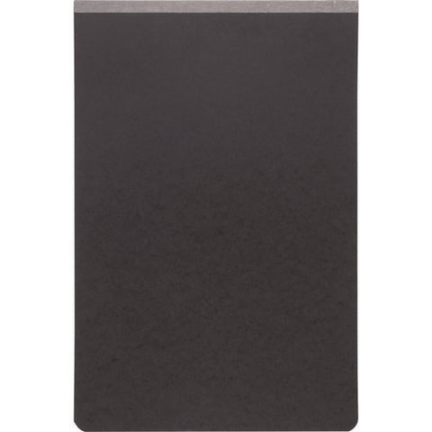 Pressboard Report Cover With Tyvek Reinforced Hinge, Two-piece Prong Fastener, 3" Capacity, 11 X 17, Black/black