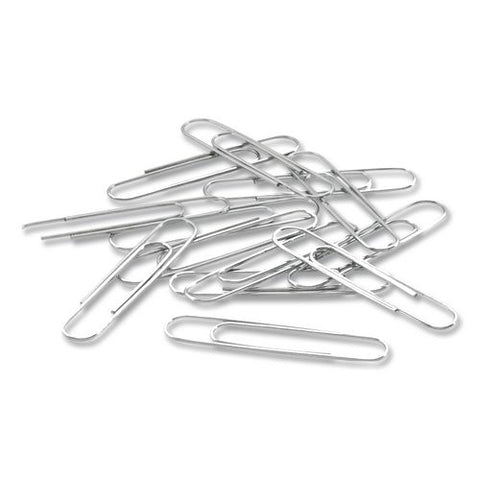 Paper Clips, Jumbo, Smooth, Silver, 20-sheet Capacity, 100 Clips/box
