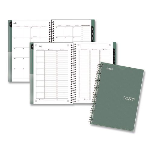 Customizable Academic Weekly/monthly Planner, 8 X 5, Randomly Assorted Color Cover, 12-month (july To June): 2026 To 2027