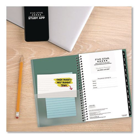 Customizable Academic Weekly/monthly Planner, 8 X 5, Randomly Assorted Color Cover, 12-month (july To June): 2026 To 2027