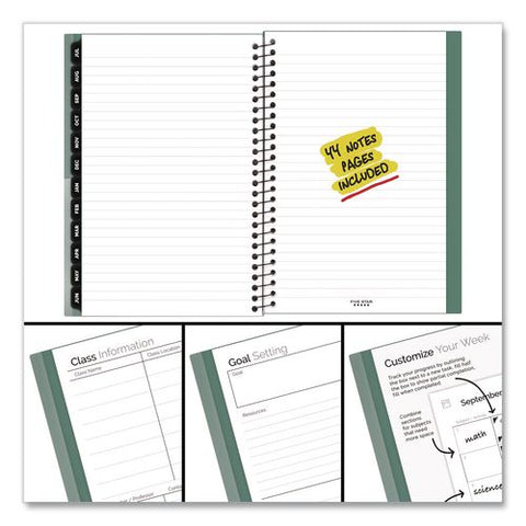Customizable Academic Weekly/monthly Planner, 8 X 5, Randomly Assorted Color Cover, 12-month (july To June): 2026 To 2027