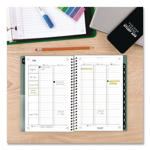 Customizable Academic Weekly/monthly Planner, 8 X 5, Randomly Assorted Color Cover, 12-month (july To June): 2026 To 2027