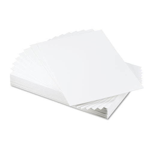 Foam Board, Cfc-free Polystyrene, 20 X 30, White Surface And Core, 25/carton