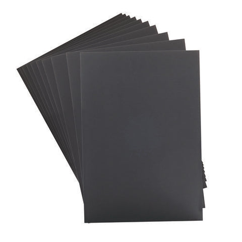 Foam Board, Cfc-free Polystyrene, 20 X 30, Black Surface And Core, 10/carton