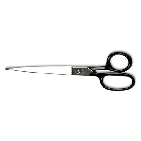 Hot Forged Carbon Steel Shears, 9" Long, 4.5" Cut Length, Straight Black Handle