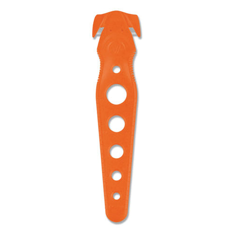 Safety Cutter, 1.2" Blade, 5.75" Plastic Handle, Orange, 5/pack