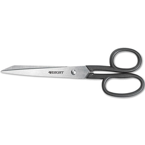 Kleencut Stainless Steel Shears, 8" Long, 3.75" Cut Length, Straight Black Handle