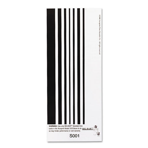 Time Clock Cards For Acroprint Att310, One Side, 4 X 10, 200/pack