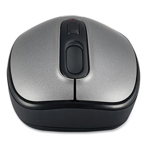 Imouse A10 Antimicrobial Wireless Mouse, 2.4 Ghz Frequency/30 Ft Wireless Range, Left/right Hand Use, Black/silver