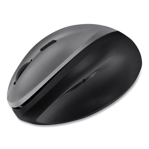 Imouse A20 Antimicrobial Vertical Wireless Mouse, 2.4 Ghz Frequency/33 Ft Wireless Range, Right Hand Use, Black/granite