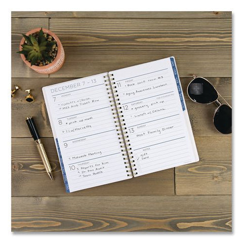 Academic Year Weekly/monthly Planner, Floral Artwork, 8.75 X 5.5, Multicolor Cover, 12-month (july To June): 2026 To 2027