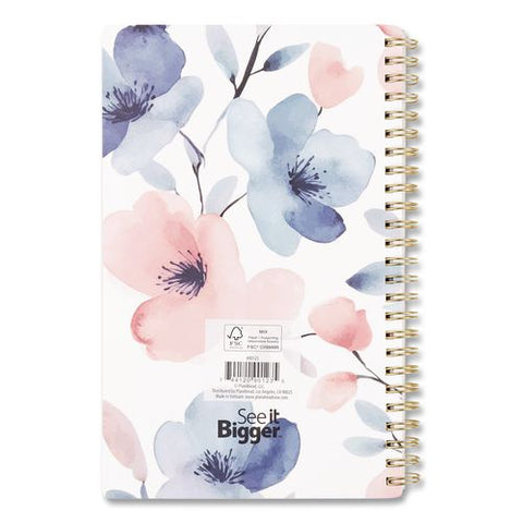 Academic Year Weekly/monthly Planner, Floral Artwork, 8.75 X 5.5, Multicolor Cover, 12-month (july To June): 2026 To 2027