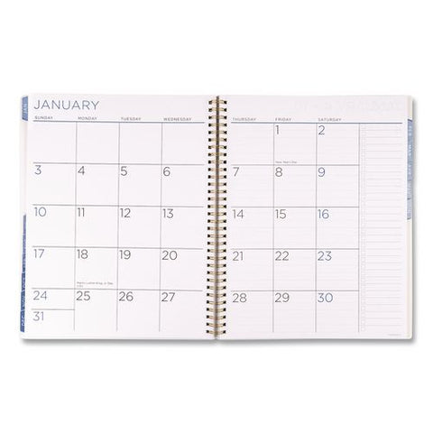 Academic Year Weekly/monthly Planner, Floral Artwork, 11 X 9, Multicolor Cover, 12-month (july To June): 2026 To 2027