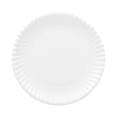 Original Heavyweights Paper Plates, 9" Dia, White, 120/pack, 8 Packs/carton