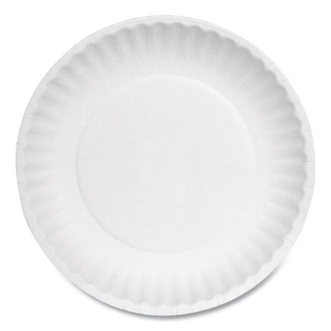 Paper Plates, 6" Dia, White, 1,000/carton