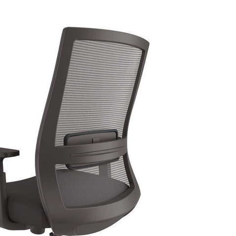 Ashdale Ergonomic Fabric Swivel Task Chair, Supports Up To 275 Lb, 18.15 To 21.89 Seat Height, Black Seat/back, Black Base