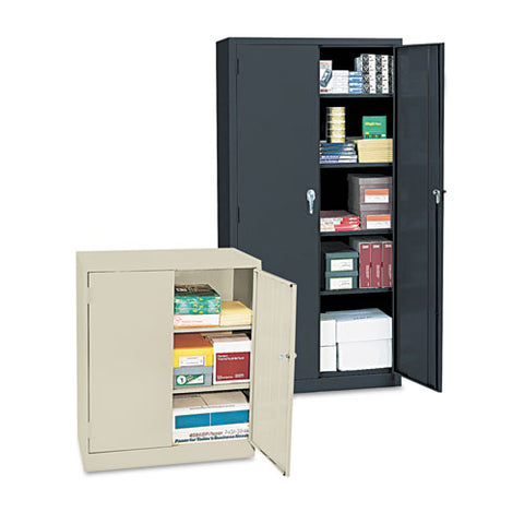 Standard Assembled Storage Cabinet, 36w X 18d X 42h, Putty