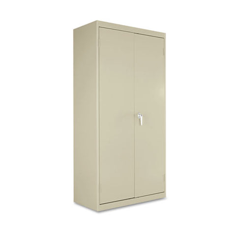 Standard Assembled Storage Cabinet, 36w X 18d X 72h, Putty