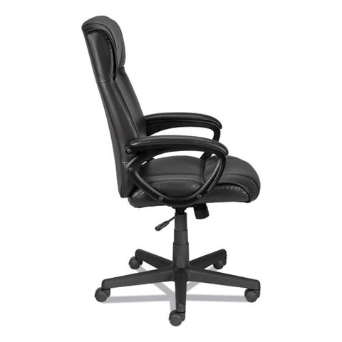 Alera Dalibor Series Manager Chair, Supports Up To 250 Lb, 17.5" To 21.3" Seat Height, Black Seat/back, Black Base