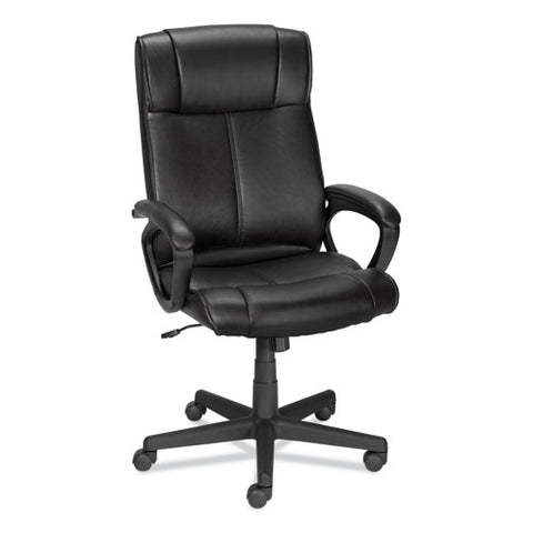 Alera Dalibor Series Manager Chair, Supports Up To 250 Lb, 17.5" To 21.3" Seat Height, Black Seat/back, Black Base