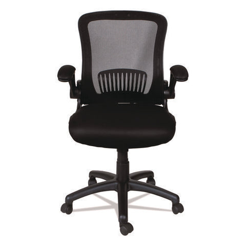 Alera Eb-e Series Swivel/tilt Mid-back Mesh Chair, Supports Up To 275 Lb, 18.11" To 22.04" Seat Height, Black