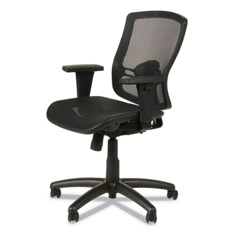 Alera Etros Series Suspension Mesh Mid-back Synchro Tilt Chair, Supports Up To 275 Lb, 15.74" To 19.68" Seat Height, Black