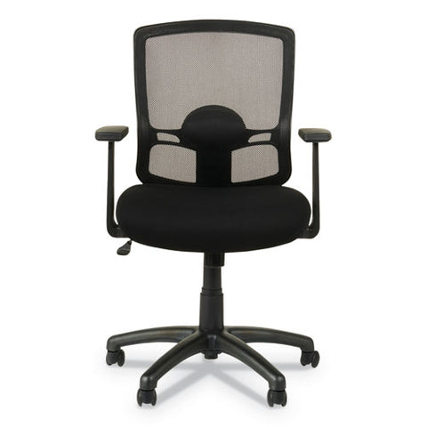 Alera Etros Series Mesh Mid-back Chair, Supports Up To 275 Lb, 18.03" To 21.96" Seat Height, Black