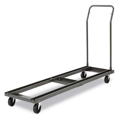 Chair/table Cart, Metal, 600 Lb Capacity, 20.86" X 50.78" To 72.04" X 43.3", Black