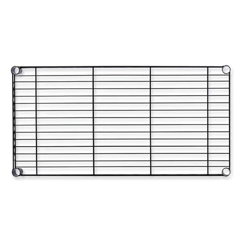 Wire Shelving Garment Rack, 30 Garments, 36w X 18d X 75h, Black