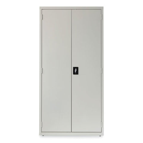 Economy Assembled Storage Cabinets, 5 Shelves, 36" X 18" X 72", Light Gray