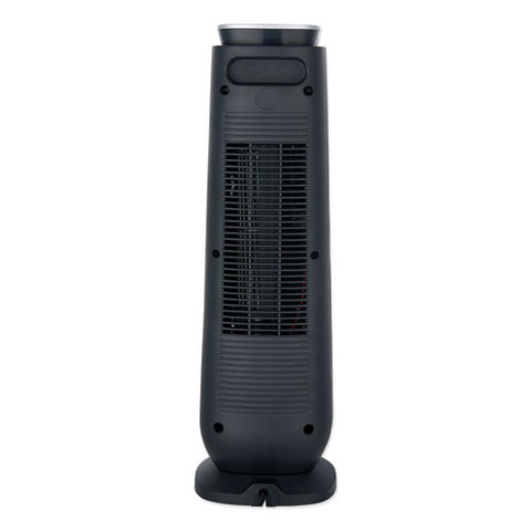 Ceramic Heater Tower With Remote Control, 1,500 W, 7.17 X 7.17 X 22.95, Black