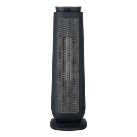 Ceramic Heater Tower With Remote Control, 1,500 W, 7.17 X 7.17 X 22.95, Black