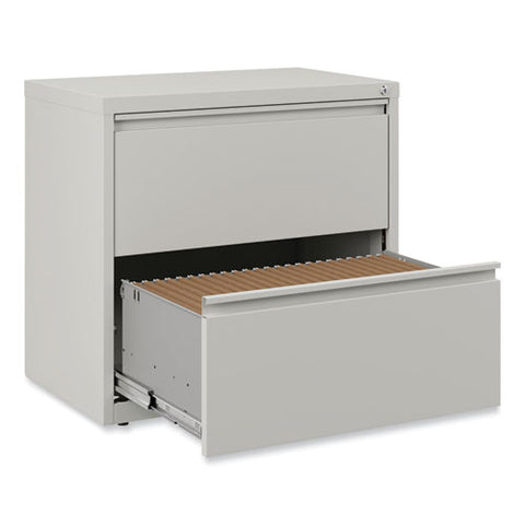 Lateral File, 2 Legal/letter-size File Drawers, Light Gray, 36" X 18.63" X 28"