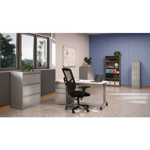 Lateral File, 3 Legal/letter-size File Drawers, Light Gray, 30" X 18.62" X 40.25"