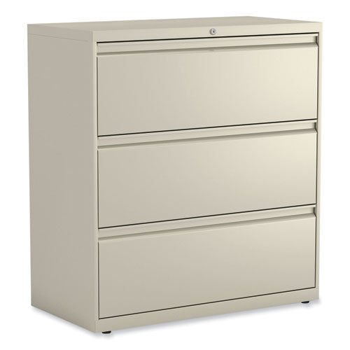 Lateral File, 3 Legal/letter/a4/a5-size File Drawers, Putty, 36" X 18.63" X 40.25"