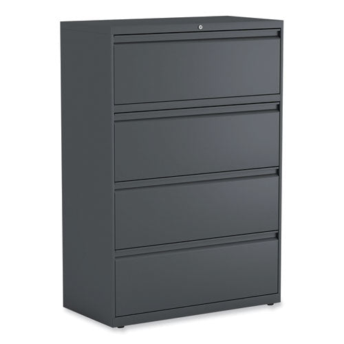 Lateral File, 4 Legal/letter/a4/a5-size File Drawers, Charcoal, 36" X 18.63" X 52.5"