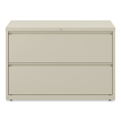 Lateral File, 2 Legal/letter-size File Drawers, Putty, 42" X 18.63" X 28"