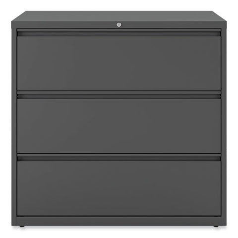 Lateral File, 3 Legal/letter/a4/a5-size File Drawers, Charcoal, 42" X 18.63" X 40.25"