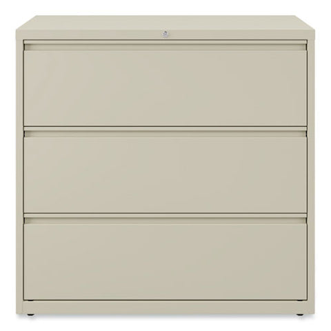 Lateral File, 3 Legal/letter/a4/a5-size File Drawers, Putty, 42" X 18.63" X 40.25"