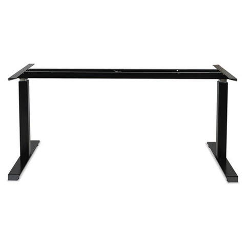 Adaptivergo Sit-stand Pneumatic Height-adjustable Table Base, 59.06" X 28.35" X 26.18" To 39.57", Black