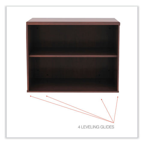 Alera Open Office Low Storage Cabinet Credenza, 29.5 X 19.13 X 22.78, Cherry