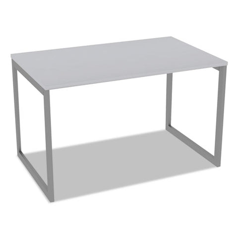 Alera Open Office Desk Series Adjustable O-leg Desk Base, 47.25 To 70.78w X 29.5d X 28.5h, Silver