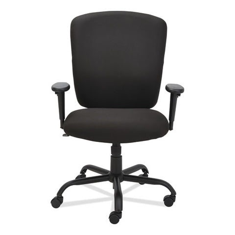 Alera Mota Series Big And Tall Chair, Supports Up To 450 Lb, 19.68" To 23.22" Seat Height, Black