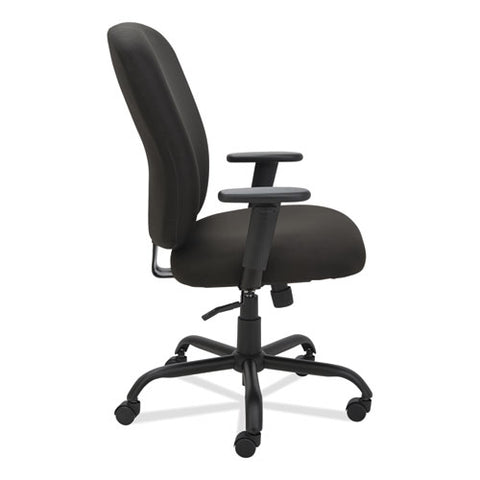 Alera Mota Series Big And Tall Chair, Supports Up To 450 Lb, 19.68" To 23.22" Seat Height, Black