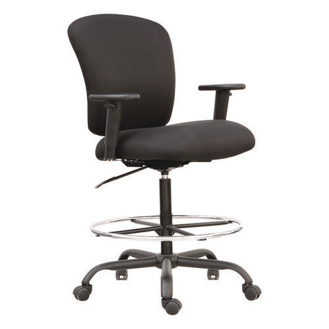 Alera Mota Series Big And Tall Chair, Supports Up To 450 Lb, 19.68" To 23.22" Seat Height, Black