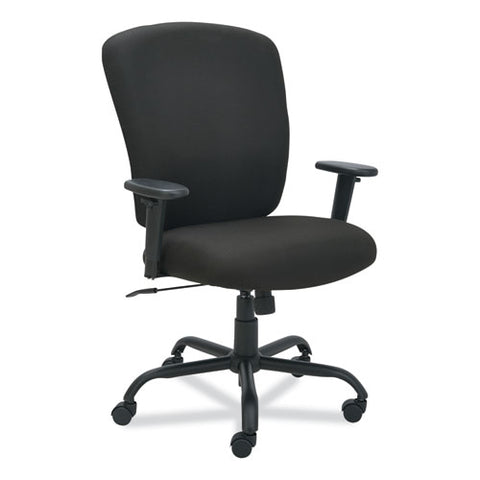 Alera Mota Series Big And Tall Chair, Supports Up To 450 Lb, 19.68" To 23.22" Seat Height, Black