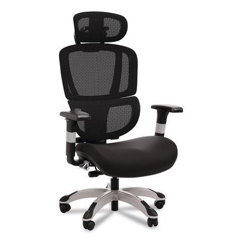Minverva Pro Multifunction Chair, Supports Up To 275 Lb, 17.7" To 21.4" Seat Height, Black Seat, Black Back, Black Base